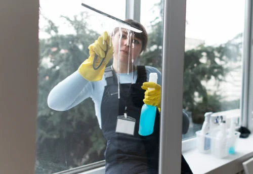 Nettoyage de vitres intérieures et extérieures à Pamproux